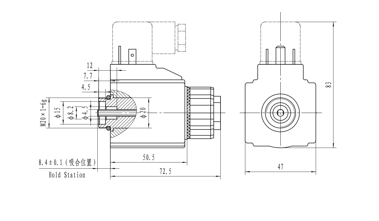 MFJ10-28YC（T）交流湿式阀用电磁铁