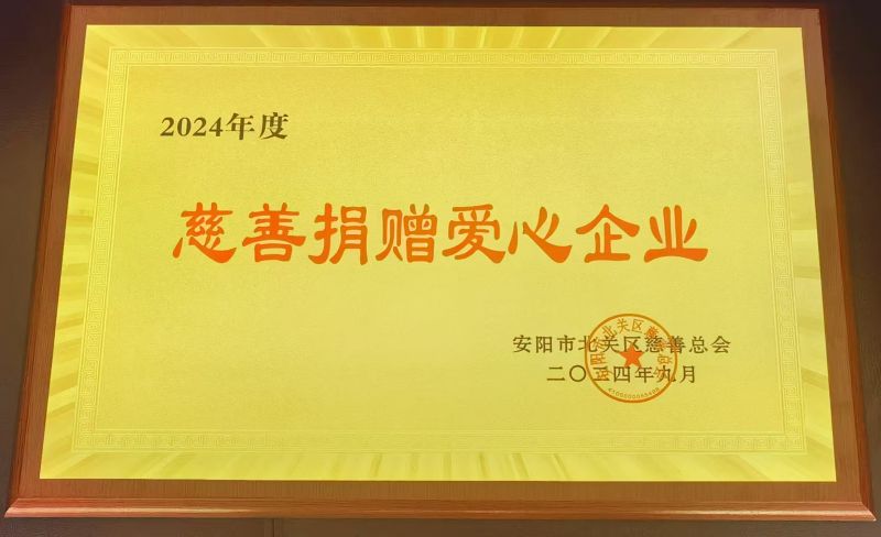 北关区市场监管局局长原斌到华阳电磁铁进行2024年慈善捐款表彰授牌